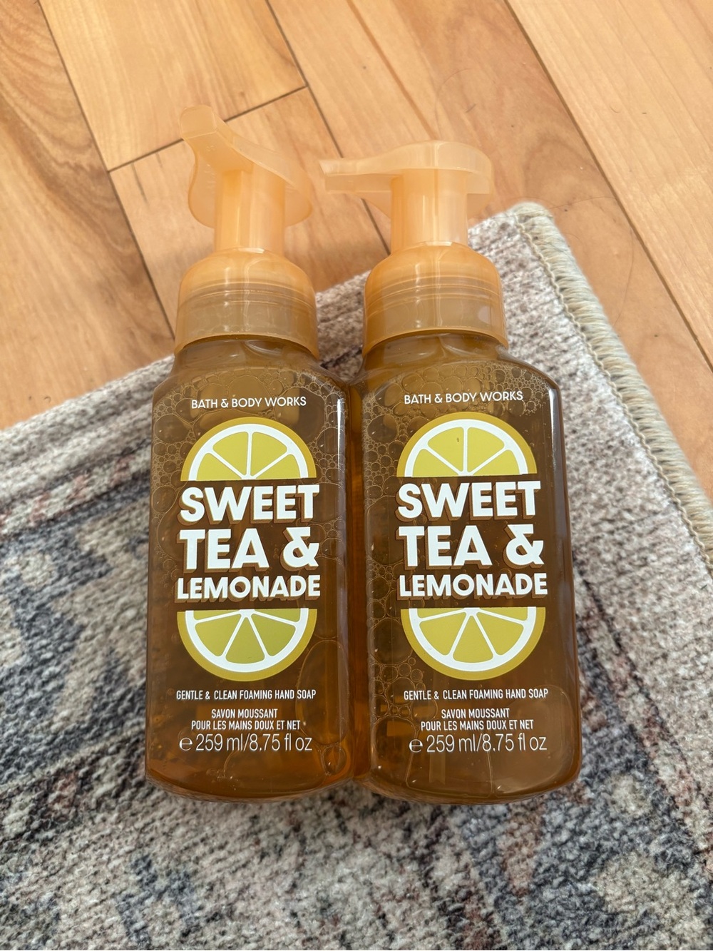 Bath & Body Works Sweet Tea & Lemonade Foaming Hand Soap Set of 2